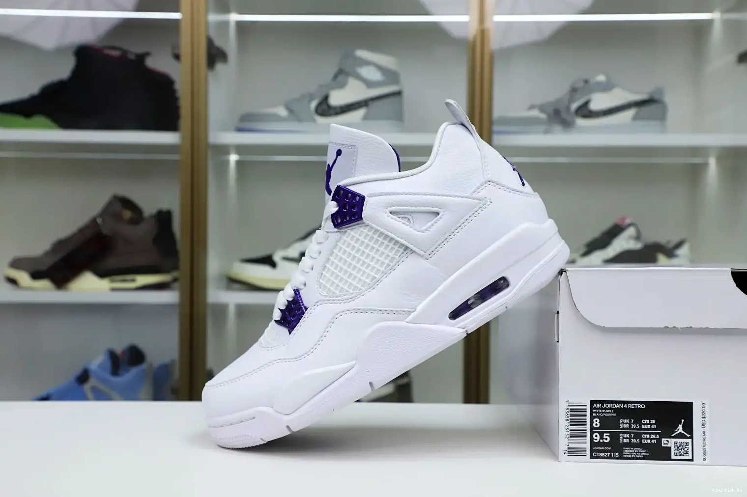 4 PURPLE AIR METALLIC JORDAN Kimikick 0815